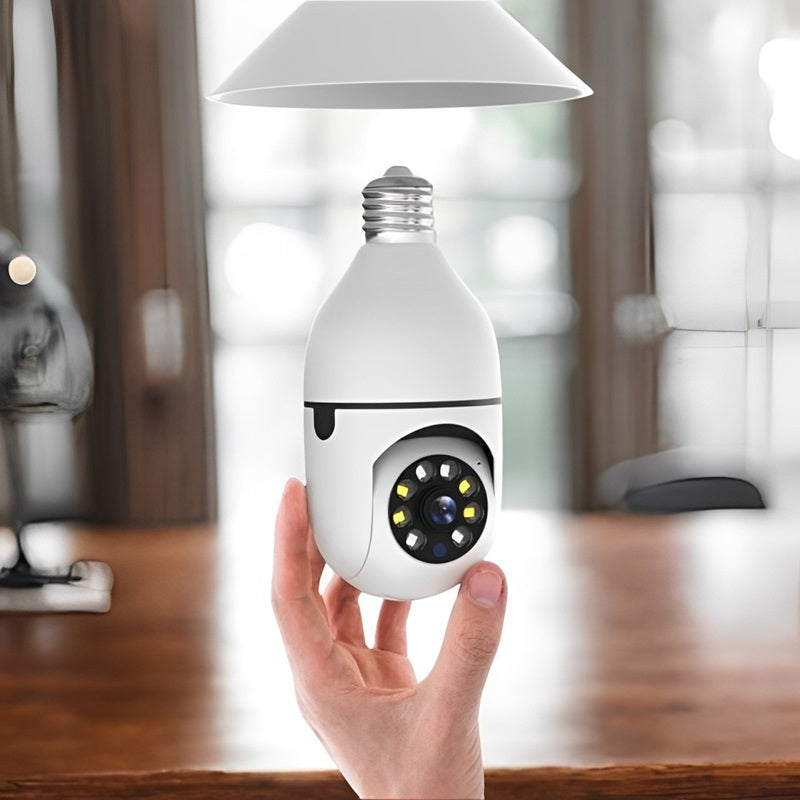 Lisslune | Smart 360° Light Bulb Security Camera with 1080P HD