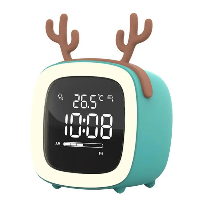 Lisslune | BunnyGlow - LED Alarm Clock – Night Light with Digital Display & Timer