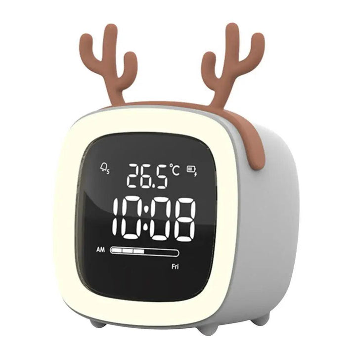 Lisslune | BunnyGlow - LED Alarm Clock – Night Light with Digital Display & Timer