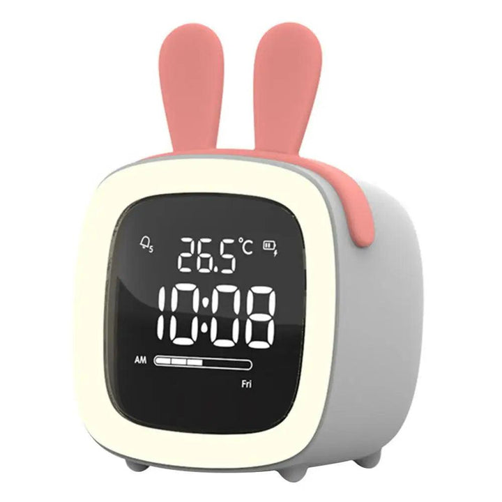 Lisslune | BunnyGlow - LED Alarm Clock – Night Light with Digital Display & Timer