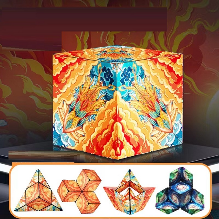 Lisslune | FoldFun Shape Cube – Creative 3D Puzzle for Children and Adults