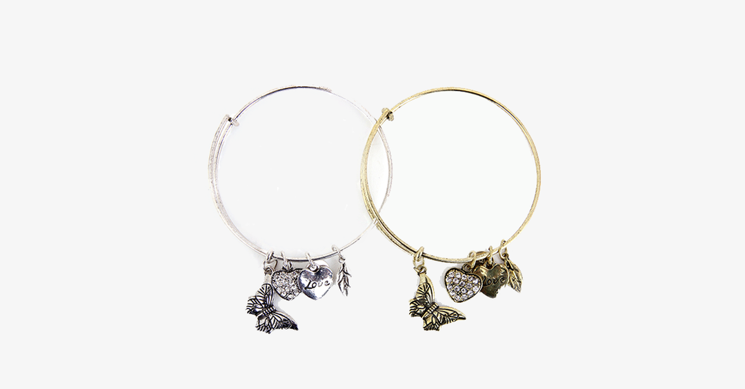 Lisslune | Butterfly Love Charm Bracelet