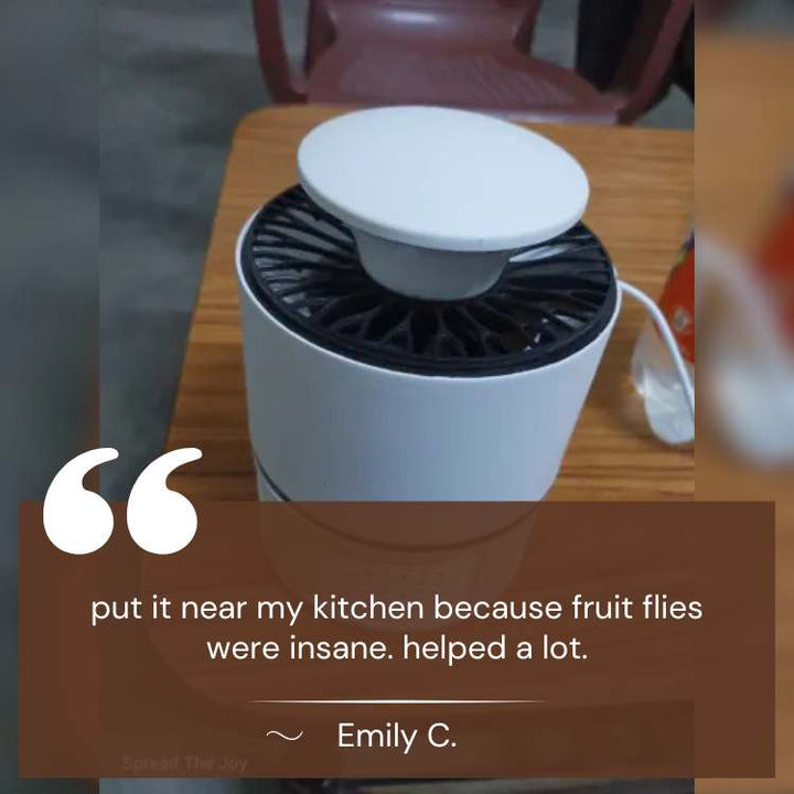 Lisslune | Smart Mosquito Trap | Chemical-Free, Silent Operation & Effective for Indoor Use Up to 300 sq ft