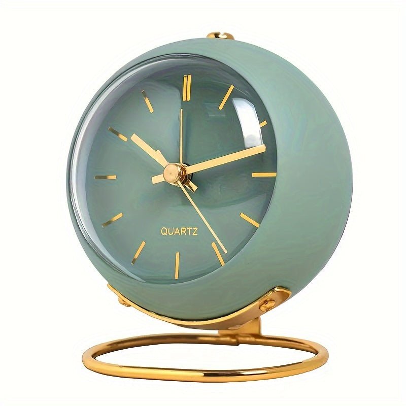 Lisslune | Buzzley – Retro Analog Alarm Clock with Silent Movement