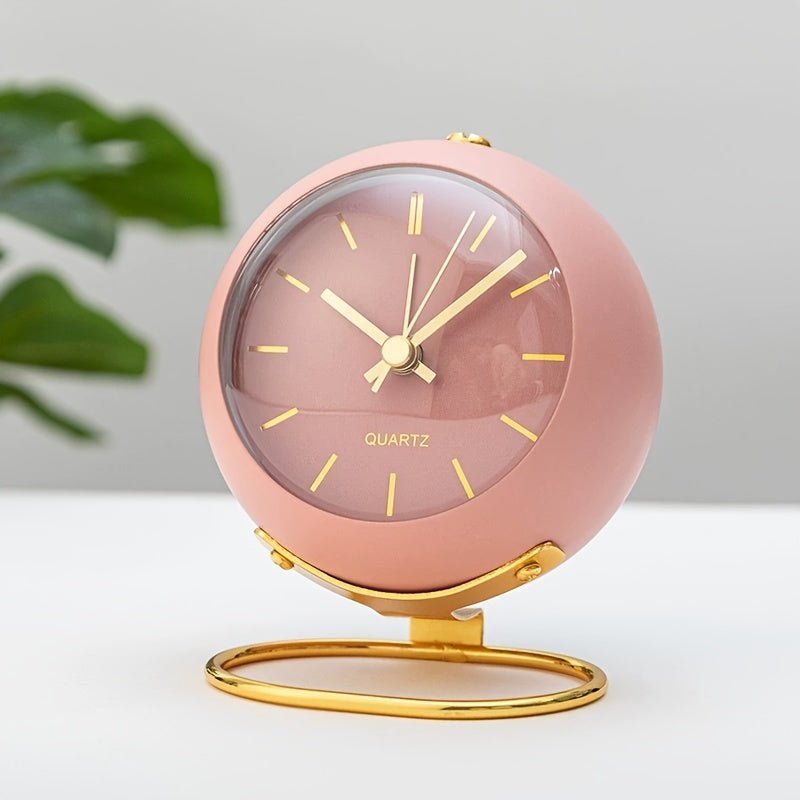 Lisslune | Buzzley – Retro Analog Alarm Clock with Silent Movement