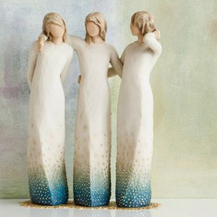 Lisslune | SisterSoul Resin Figure – Heartfelt Sisterhood Ornament
