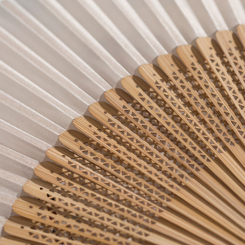 Lisslune | Hand fan made of bamboo silk
