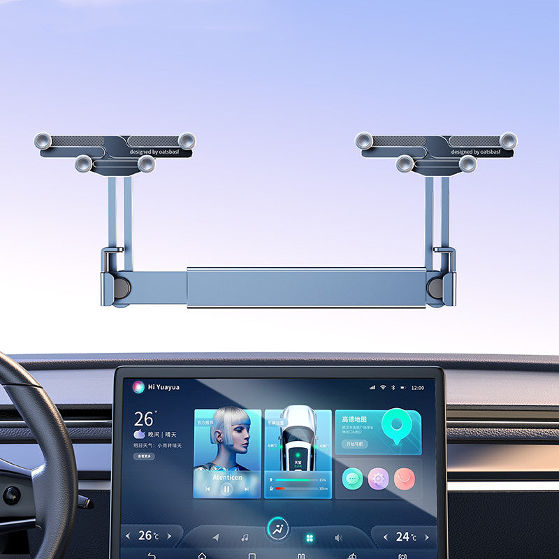 Lisslune | Dual Mount Floating Screen Aluminum Alloy Car Phone Holder