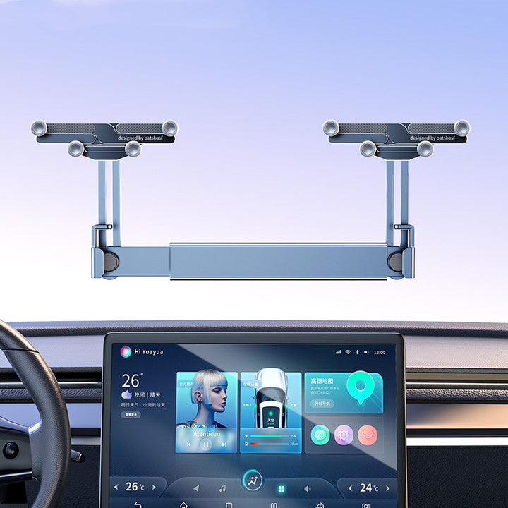 Lisslune | Dual Mount Floating Screen Aluminum Alloy Car Phone Holder