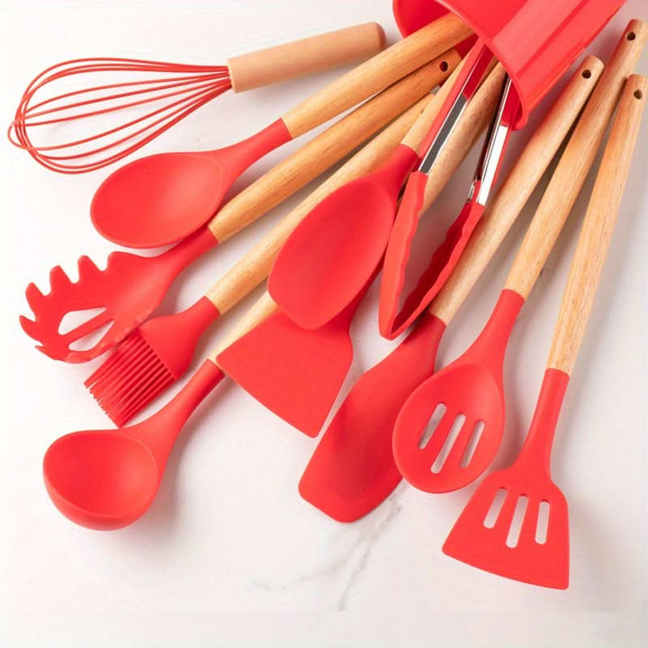 Lisslune | SilicoWare – 12-piece kitchen silicone utensils set