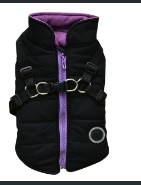 Lisslune | Waterproof pet coat with harness
