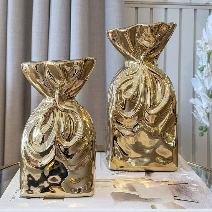 Lisslune | Gildora - Golden Vases for Modern Spaces