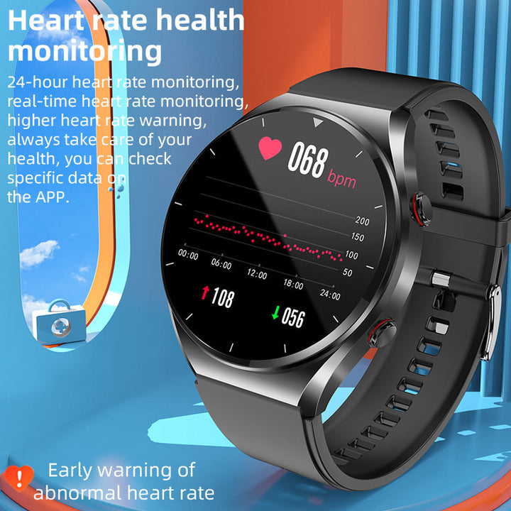 Lisslune | One-Click Blood Sugar|Blood Glucose Blood Pressure ECG|ECG HRV Heart Rate Monitor Health Smart Watch