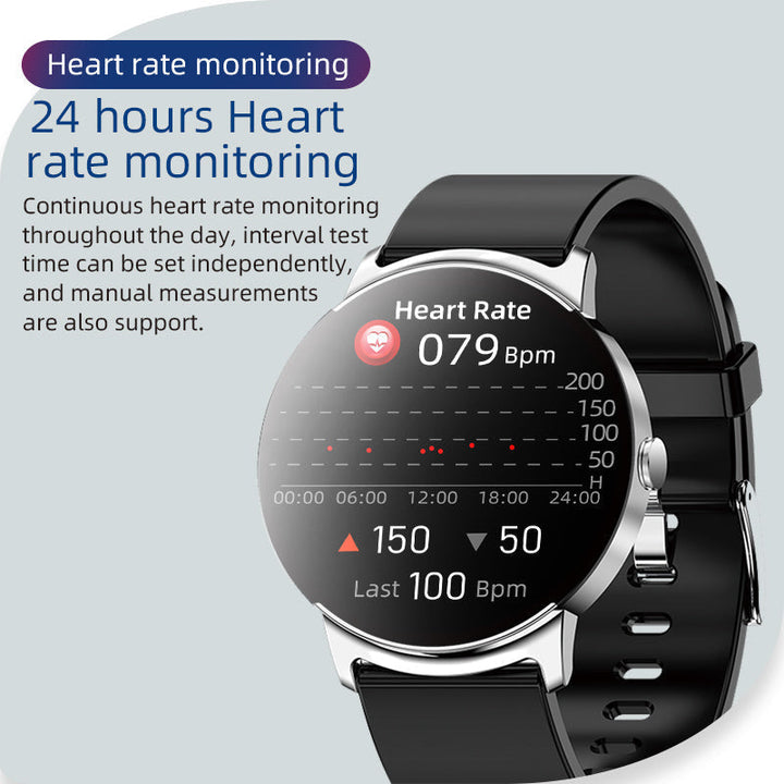 Lisslune | BCKS02 Blood sugar meter Blood oxygen Blood pressure Heart rate Bluetooth Smartwatch
