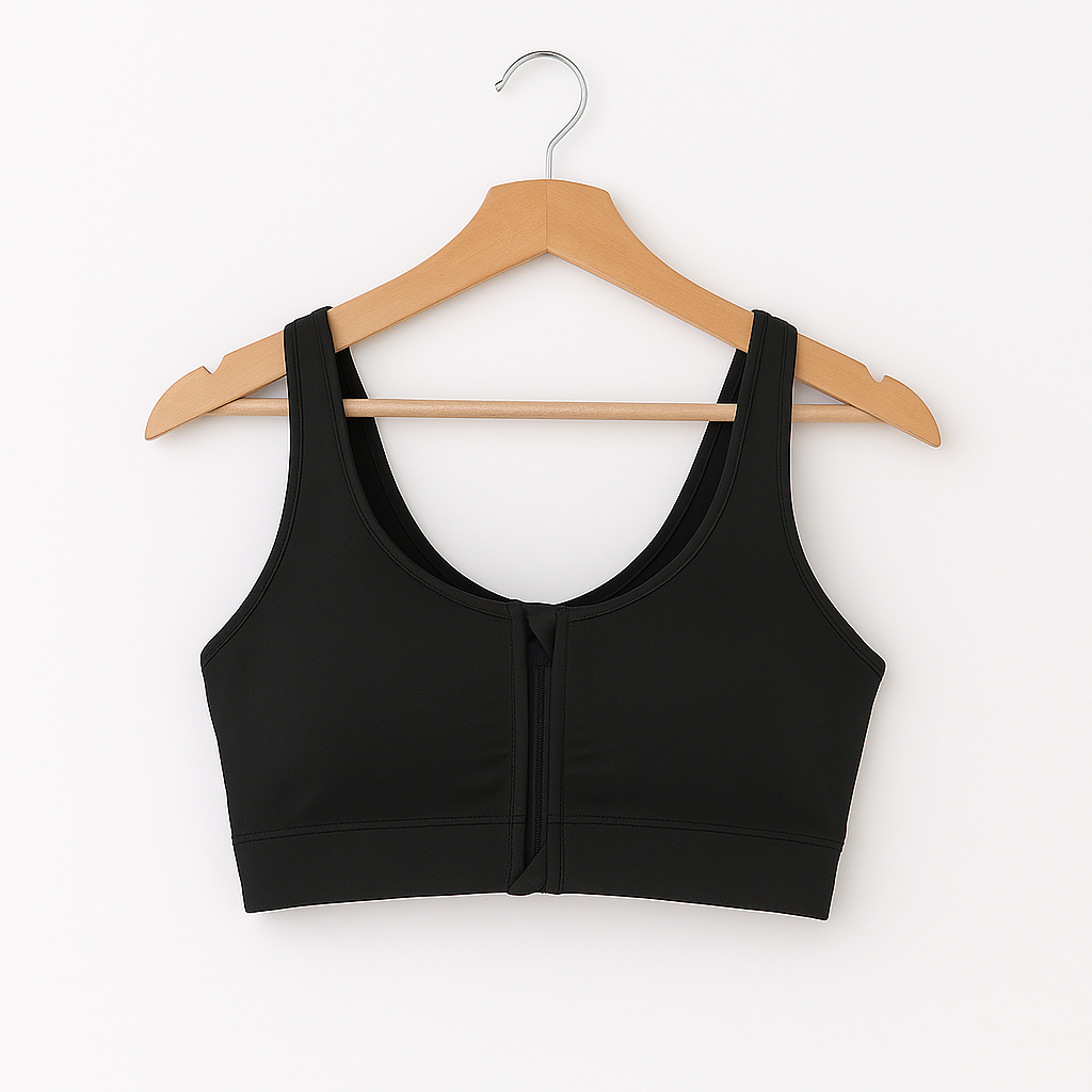 Lisslune | Women’s Sports Bra with Front Zipper Breathable