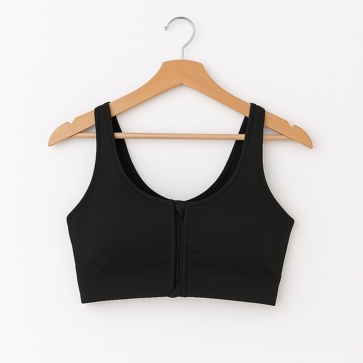 Lisslune | Women’s Sports Bra with Front Zipper Breathable
