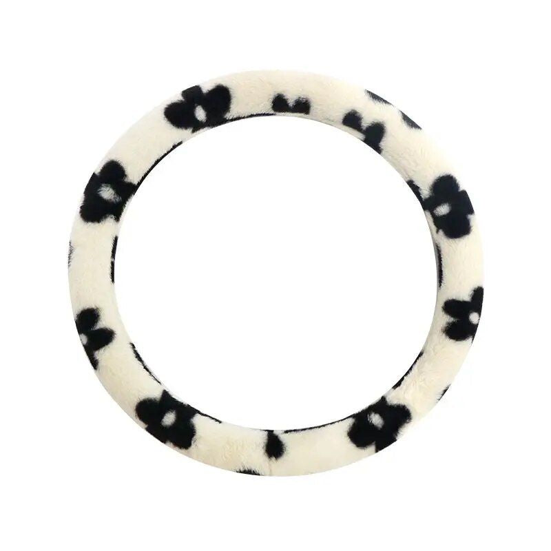 Lisslune | Plush Winter Steering Wheel Cover