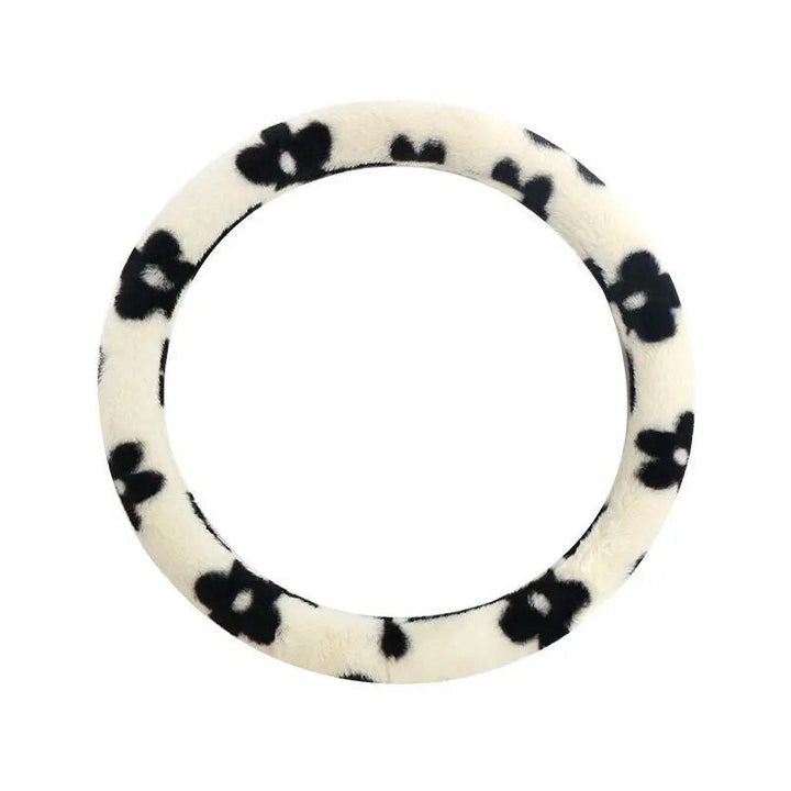 Lisslune | Plush Winter Steering Wheel Cover