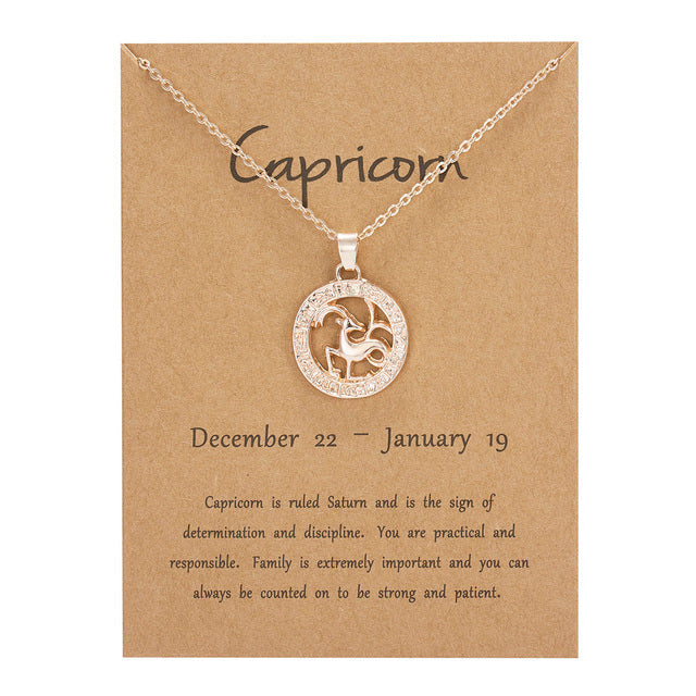 Lisslune | Constellation Rose Gold Animal Necklace