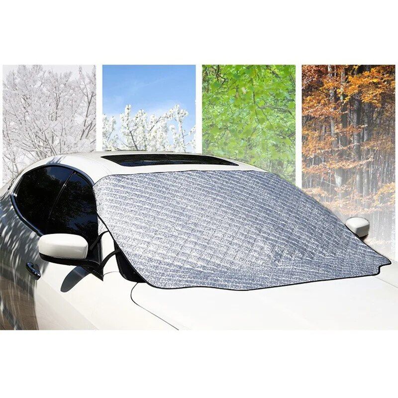 Lisslune | Multipurpose Magnetic Car Windshield Protector – Snow, Ice, and Sun Cover