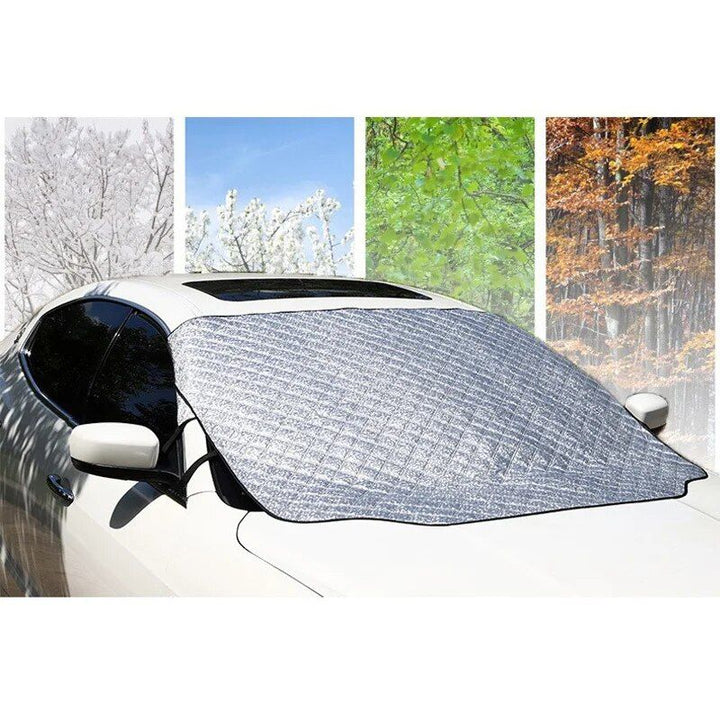 Lisslune | Multipurpose Magnetic Car Windshield Protector – Snow, Ice, and Sun Cover