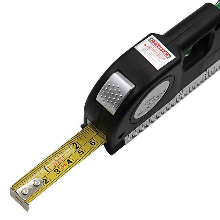 Lisslune | Laser Level Ruler Multi-functional Household Infrared Decoration (Black)