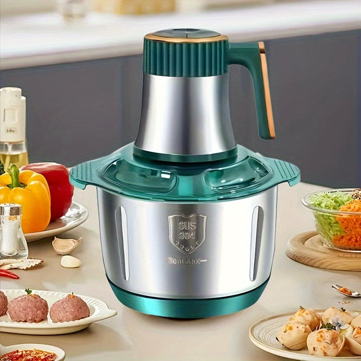 Lisslune | Stainless Steel Food Processor – Powerful Meat Grinder & Vegetable Chopper (5L, 5000 RPM)