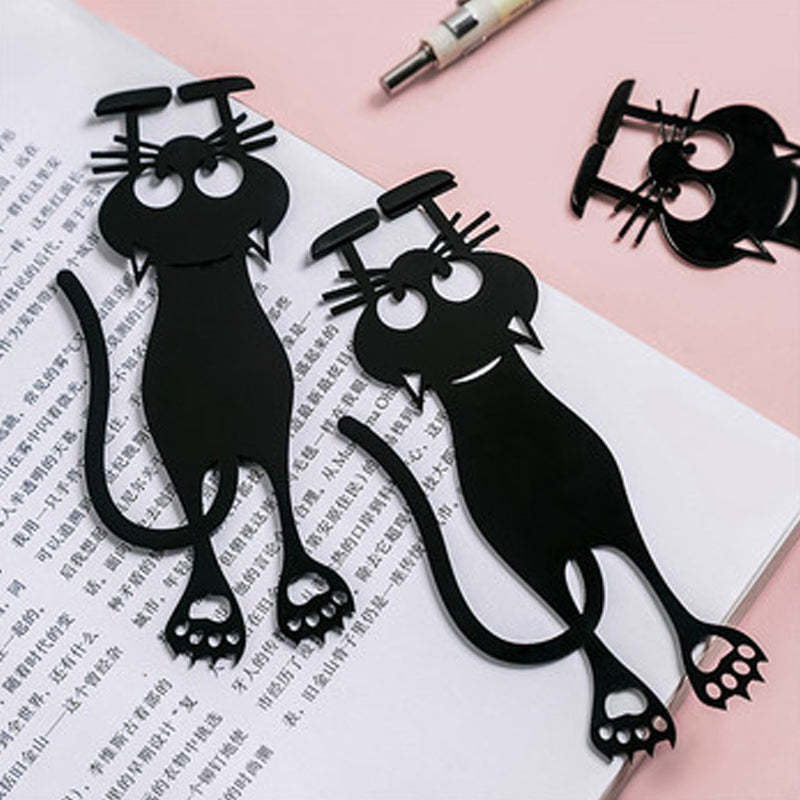 Lisslune | Curious Cat Bookmark- Locate Reading Progress With Cute Cat Paws
