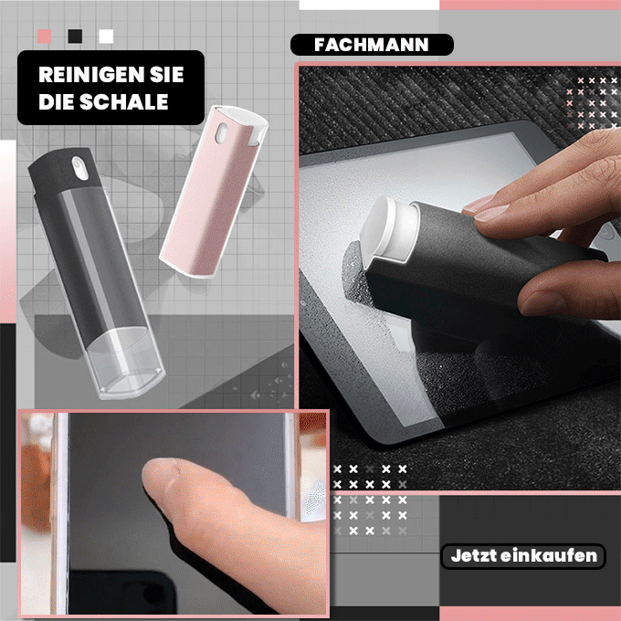 Lisslune | Fingerprint-resistant 3-in-1 screen cleaner