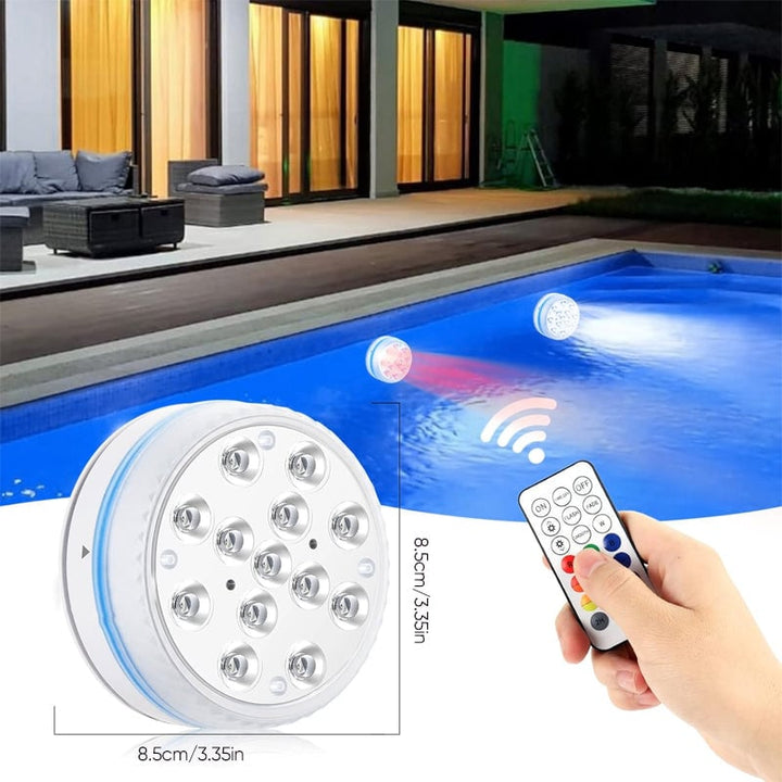 Lisslune | Double-layer waterproof self-adhesive LED pool light