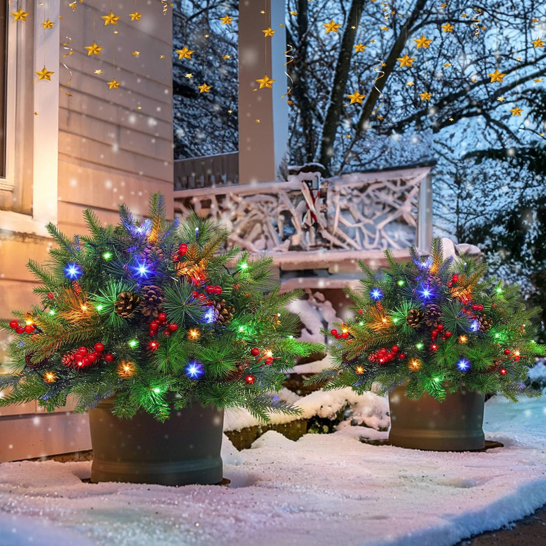 Lisslune | Pre-Lit Artificial Christmas Tree