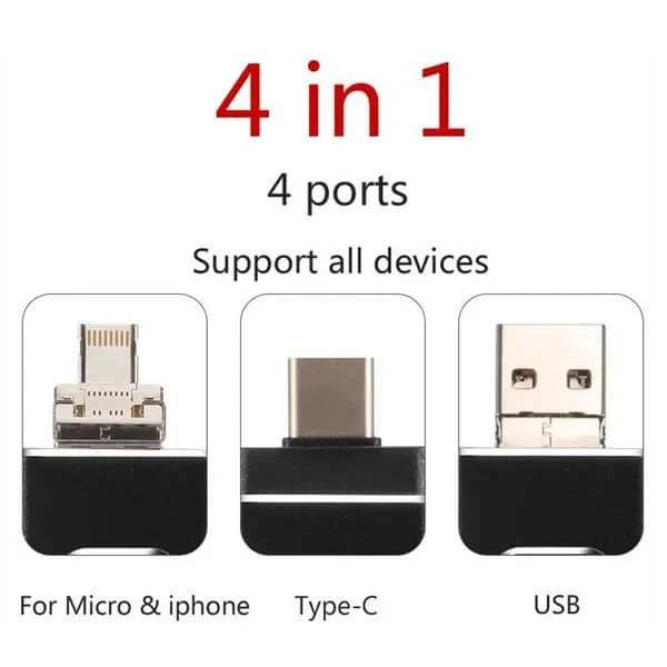 Lisslune | 4 in 1 high-speed USB flash drive