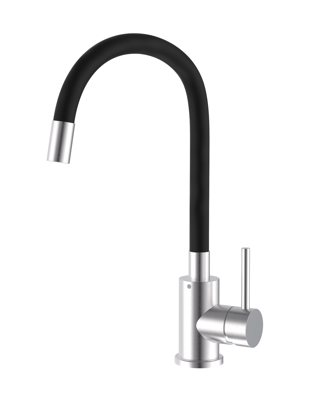 Lisslune | HF-5966S Kitchen Faucet, standing, flexible spout, Black Satin