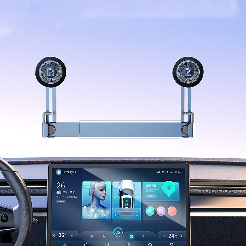 Lisslune | Dual Mount Floating Screen Aluminum Alloy Car Phone Holder