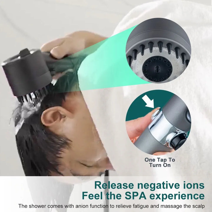 Lisslune | Shower head – PowerSpray – increased pressure – Spa experience