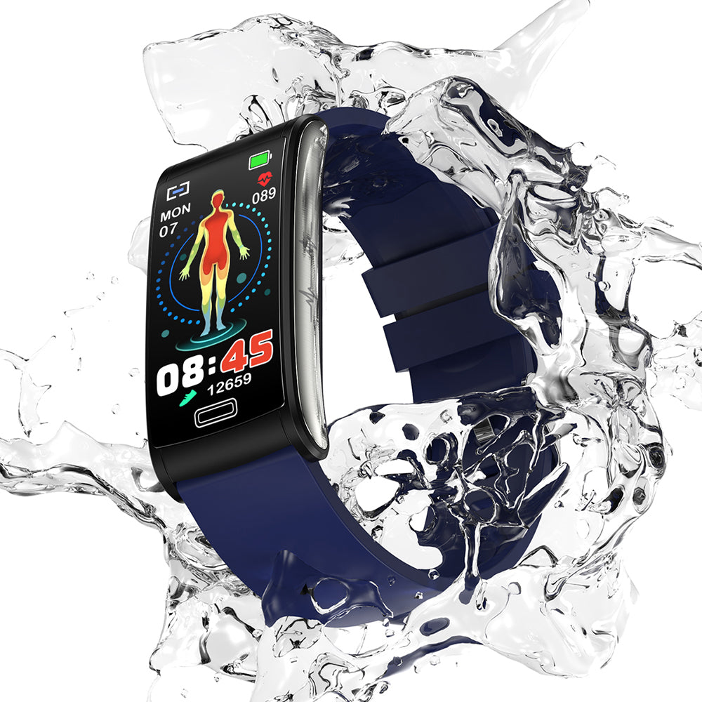 Lisslune | Smart Bracelet 3-Channel EKG Blood Pressure Blood Oxygen Blood Sugar Sleep Detection