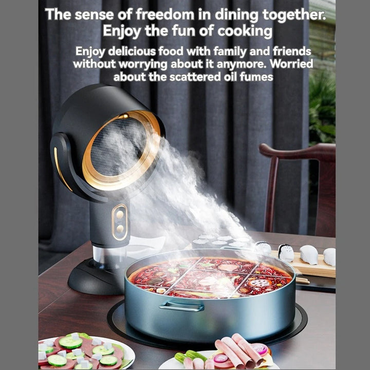 Lisslune | SmokeAway Venti – Portable Air Purifier Fan with Ion Technology and USB Charger