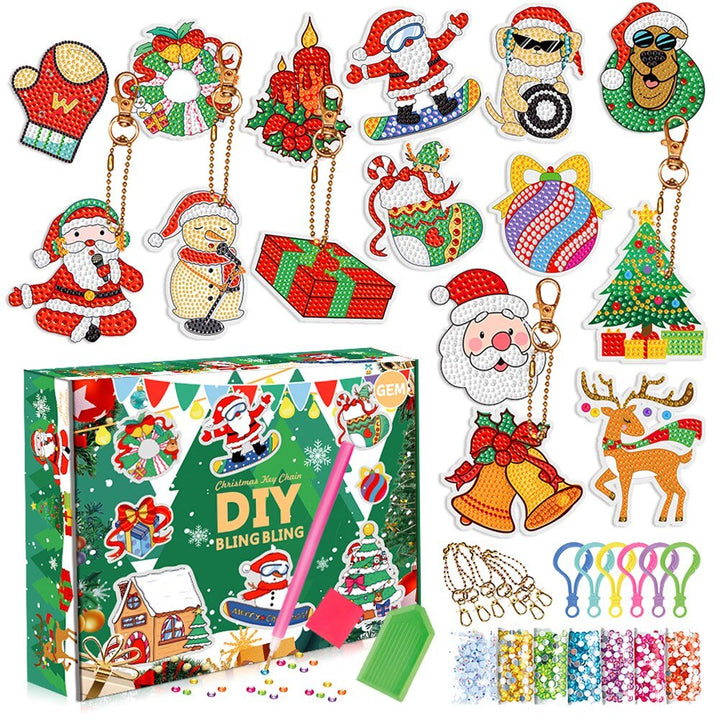 Lisslune | 5D Christmas DIY Diamond Painted Set
