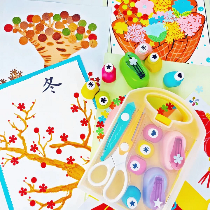 Lisslune | SnapShapes Craft colorful shapes with simple punches!
