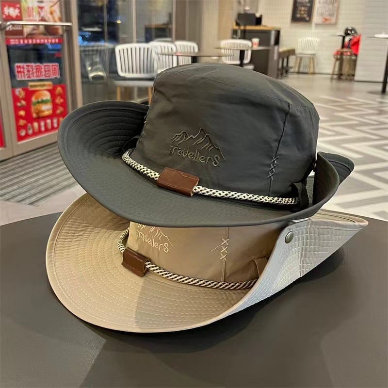 Lisslune | Camping Mountaineering Sunscreen Hat Fishing Sunshade Western Cowboy Hat