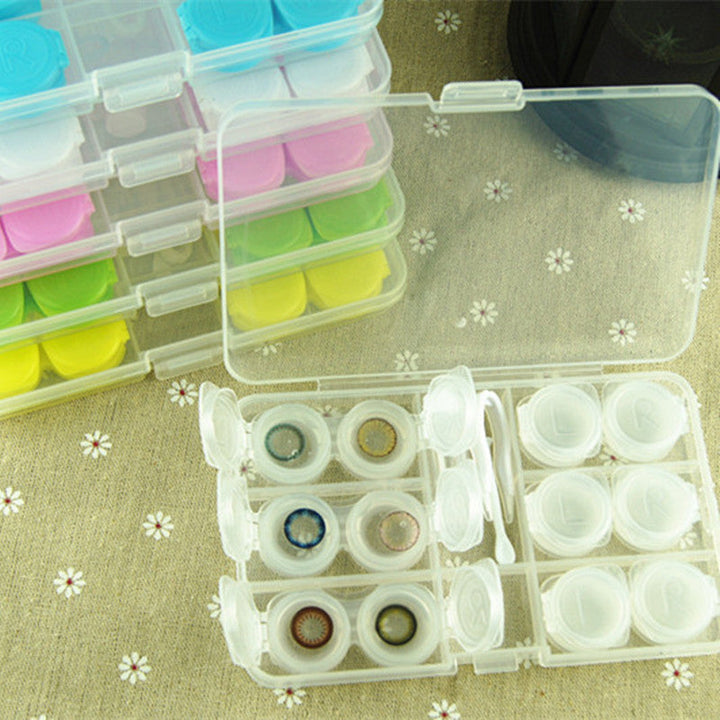 Rynx Container Set Contact Lens Case Travel Contact Lens Partner 6 Pairs
