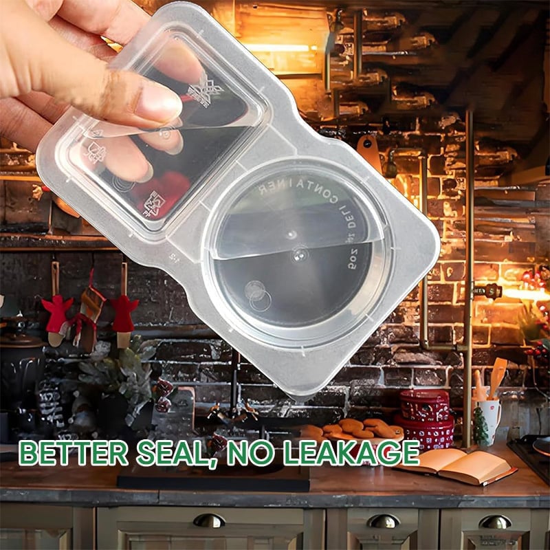 Lisslune | Double Compartment Snack Containers with Lids