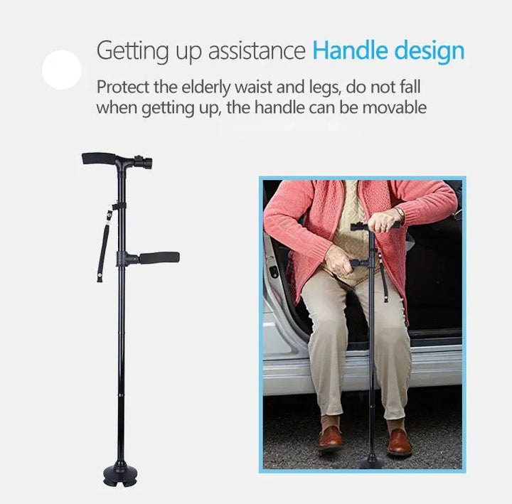 Lisslune | Practical Folding Walking Aid for Seniors and Persons with Disabilities