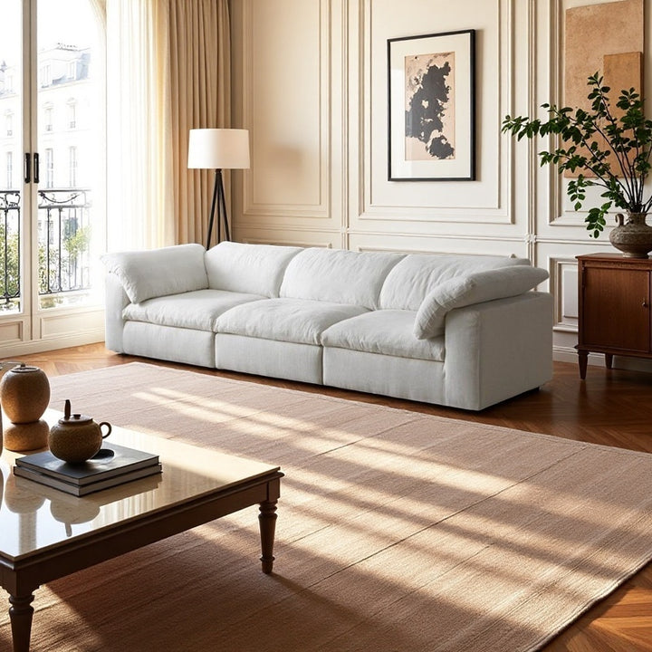Lisslune | Lazy simple straight cloud sofa