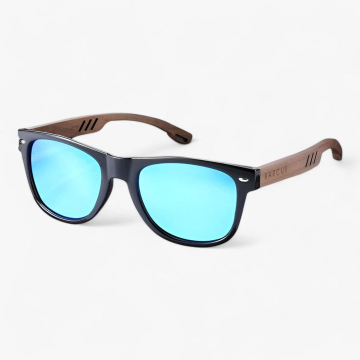 Lisslune | Wooden Temple Polarized Sunglasses UV400 Protection