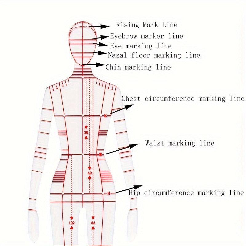 Lisslune | Fashion Designer's Acrylic Sketch Line - Ultimate Guide for Human Figures and Clothing Designs