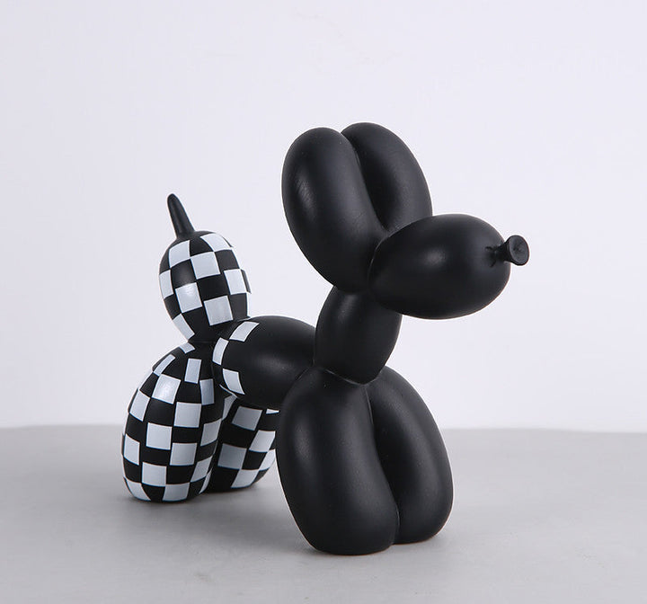 Lisslune | Black and white balloon dog