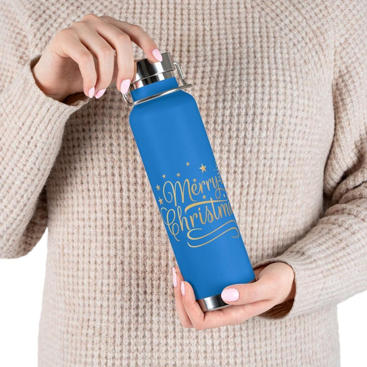 Lisslune | Vacation Joy Vacuum Insulated Stainless Steel Water Bottle - 22 Oz with Wide Neck