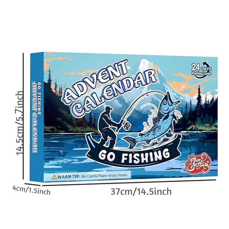 Lisslune | 24 Days Christmas Countdown Fish Tackle Set