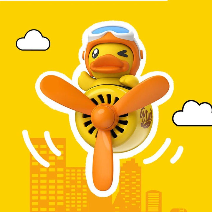 Lisslune | Duck Flyer Car Air Purifier with Rotating Propeller